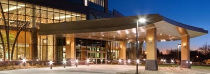 Front Entrance of the Prairie Center and Avera Cancer Institute