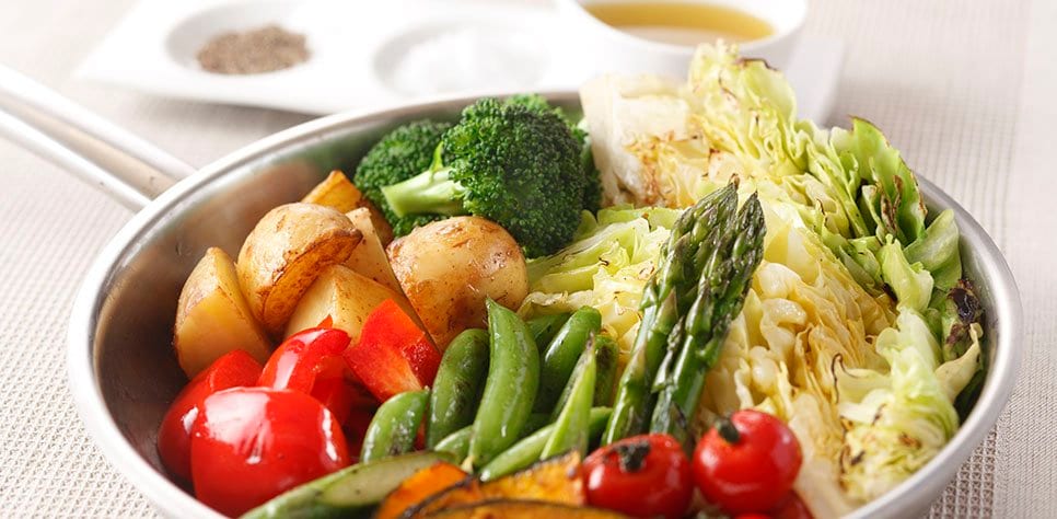 vegetables in bowl