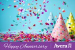 Happy Aniversary (party hats)